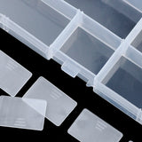WLYeeS Adjustable 15 Grids Jewelry Beads Storage Box