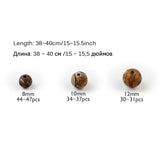 Tibetan Matte Dzi Eyes Stone Natural Carnelian Round 8-12mm Loose Beads