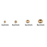Matte 14k Hematite Bead 3-8MM Faceted Flat Round Stone Spacer Bead