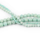 Peru Amazonite Round Loose Stone Beads 15'' 4/6/8/10mm
