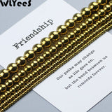 Silver Plated Hematite Beads Round Natural Stone 2-10mm Loose Beads