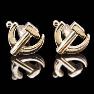 Communist Party Logo Cufflinks Men's French Shirt Cufflinks