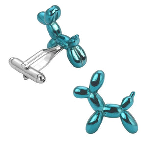 High-End Green Balloon Dog Rabbit Deer Cufflinks for French Shirt