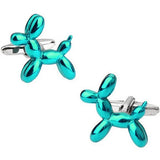 High-End Green Balloon Dog Rabbit Deer Cufflinks for French Shirt