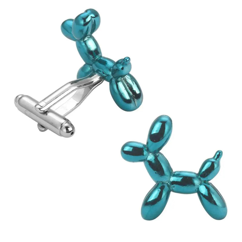 High-End Green Balloon Dog Rabbit Deer Cufflinks for French Shirt