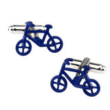 WN Green Bike Cufflinks for French Shirts