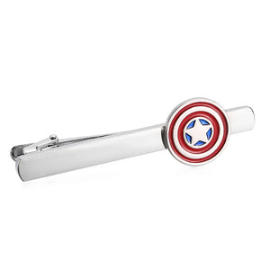 Superhero USA Captain Tie Clip Men's Business Suit Accessory