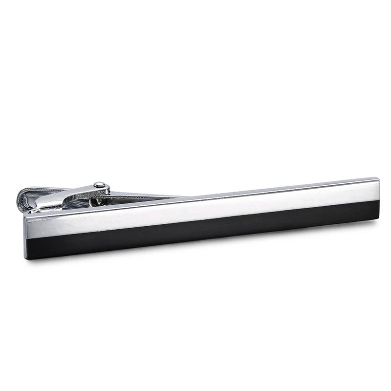 Men's Suit Shirt Tie Clip Dress Accessory Square and Tie Clip