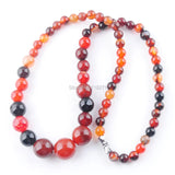 Natural Dream Agate Gem Stone Necklace 17.5 Inches