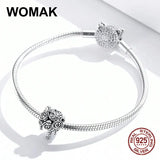 925 Sterling Silver Bridal Bouquet Charm Beads for Bracelet Bangle