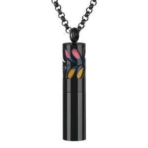 Perfume Bottle Pendant Necklace Stainless Steel Diffuser Aromatherapy Locket