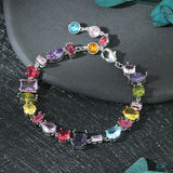 Women's CZ Stone Bracelet in Different Shapes