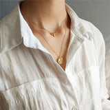 925 Silver Bohemian Bee Pendant Necklace for Women