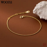 925 Silver Beads Bracelet for Women Teenager Daily Life Jewelry