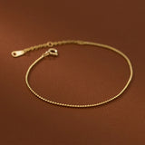 925 Silver Beads Bracelet for Women Teenager Daily Life Jewelry