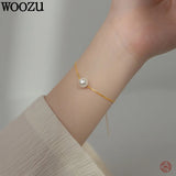925 Silver Box Chain Bracelet for Women Teen Charms Sweet Jewelry