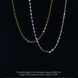 925 Silver Classic Chain Necklace for Women Statement Charms Choker