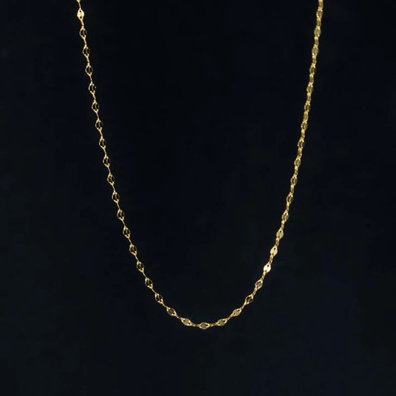 925 Silver Classic Chain Necklace for Women Statement Charms Choker