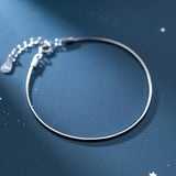 925 Sterling Silver Snake Bone Chain Bracelet for Women