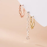Punk Chain Stud Earrings Bohemia Hip Hop Rock Piercing Jewelry