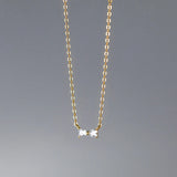 925 Silver Bow Necklace for Women Teen Statement Jewelry