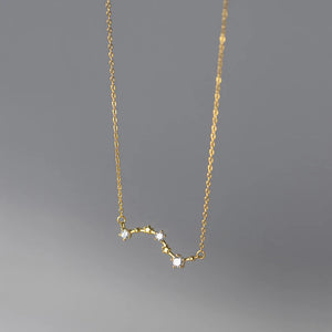 925 Silver Star Chain Necklace for Women Charm Jewelry Gift