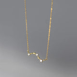 925 Silver Star Chain Necklace for Women Charm Jewelry Gift