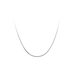 925 Silver Box Chain Necklaces for Women