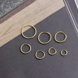 925 Silver Gothic Twist Huggie Hoop Earrings Women Men Charms Ear Buckle