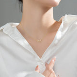 925 Silver Flower Pendant Necklace for Women - Romantic Jewelry Gift