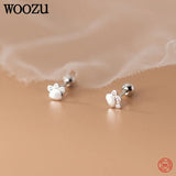 925 Silver Cat Claw Stud Earrings for Women