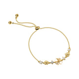 925 Silver Opal Flower Bracelet for Women Teen Wedding Gift