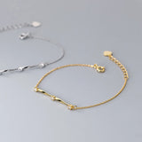 925 Silver Twist Stone Bracelet for Women Party 18k Jewelry