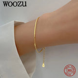 925 Silver Snake Bone Chain Bracelet Women European Hip Hop Jewelry