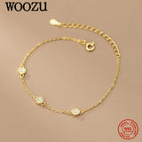 925 Silver Zircon Charm Bracelet for Women