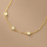 925 Silver Zircon Charm Bracelet for Women