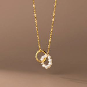 925 Silver Baroque Pearl Necklace for Women - Party Choker