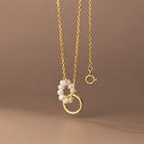 925 Silver Baroque Pearl Necklace for Women - Party Choker