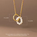 925 Silver Baroque Pearl Necklace for Women - Party Choker