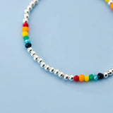 925 Silver Small Bear Love Bracelet Wedding Jewelry Gift