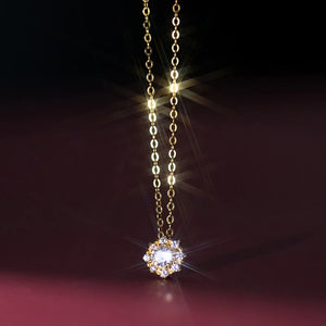 925 Silver Dazzling Stone Necklace for Women Wedding Choker