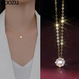 925 Silver Dazzling Stone Necklace for Women Wedding Choker