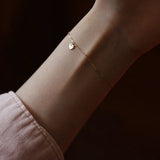 925 Silver Love Heart Pendant Bracelet for Women, Girlfriend Birthday Gift