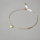 925 Silver Love Heart Pendant Bracelet for Women, Girlfriend Birthday Gift
