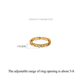 925 Silver Lace Pearl Zircon Finger Rings Wedding Gift