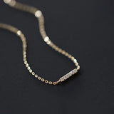 Sterling Silver Zircon Charm Bracelet Plated Party Jewelry
