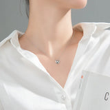 Heart Pendant Necklace 925 Silver Women