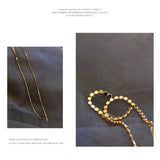 925 Silver Tassel Ear Line Bohemian Earrings