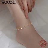 925 Silver Baroque Pearl Anklet for Women, Summer Beach Jewelry Gift