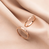 Skinny Rose Charming Finger Ring 925 Sterling Silver Wedding Anniversary Jewelry